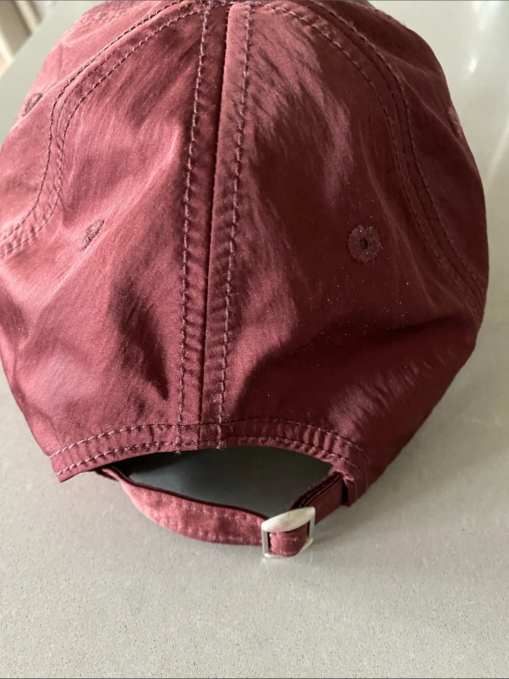 Wine Burgundy Satin Baseball Cap Zara Mango H&M